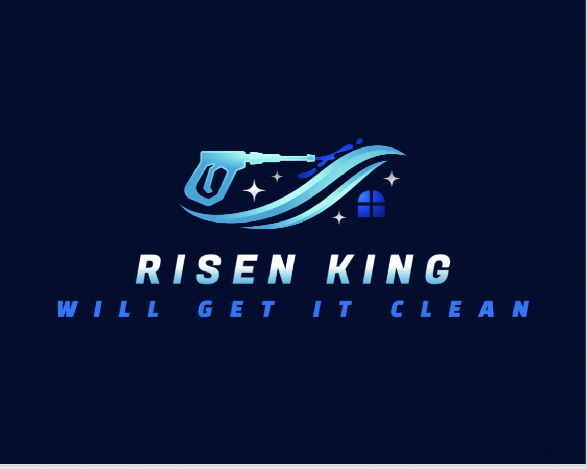 Risen King Pressure Washing's logo