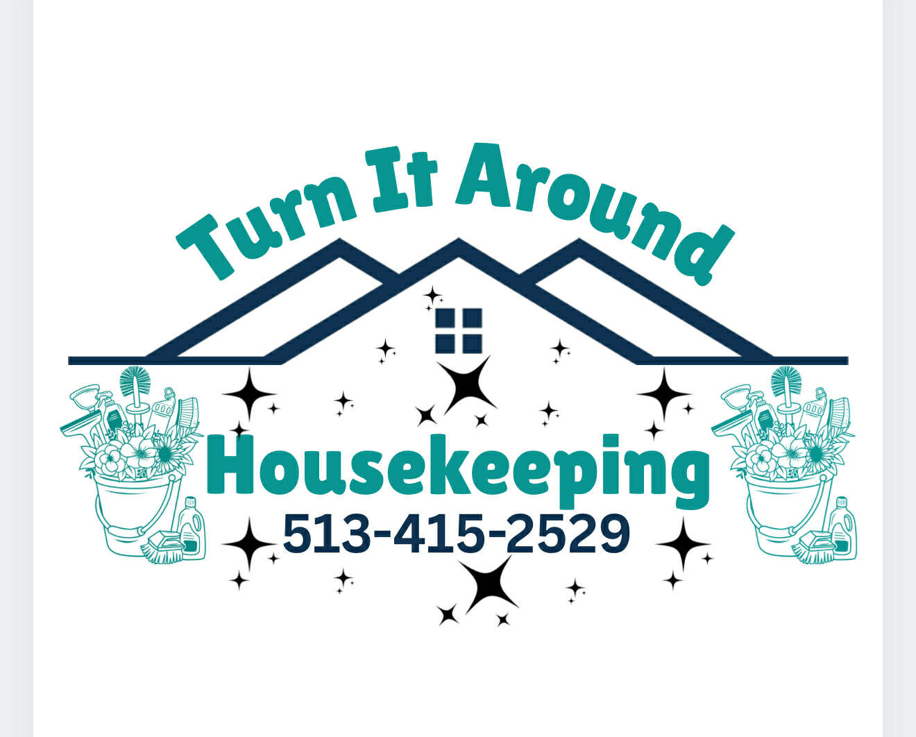 Turn It Around Housekeeping's logo