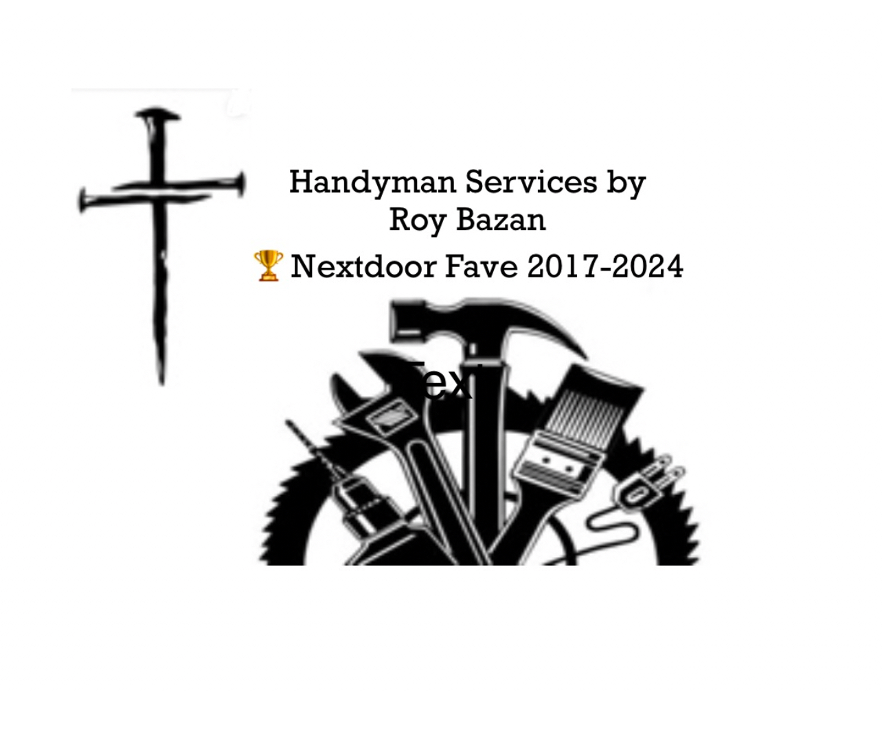 Handyman Services by:  Roy Bazan's logo