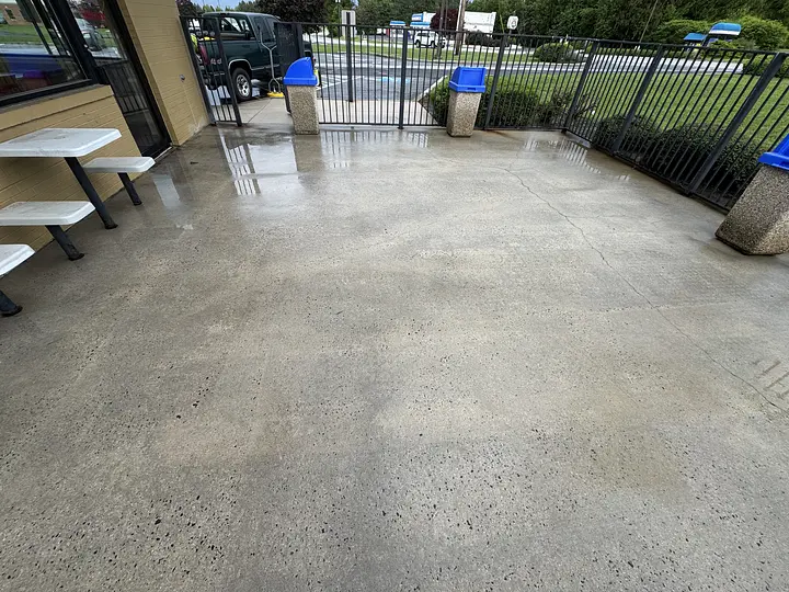 After Concrete Surface Cleaning
