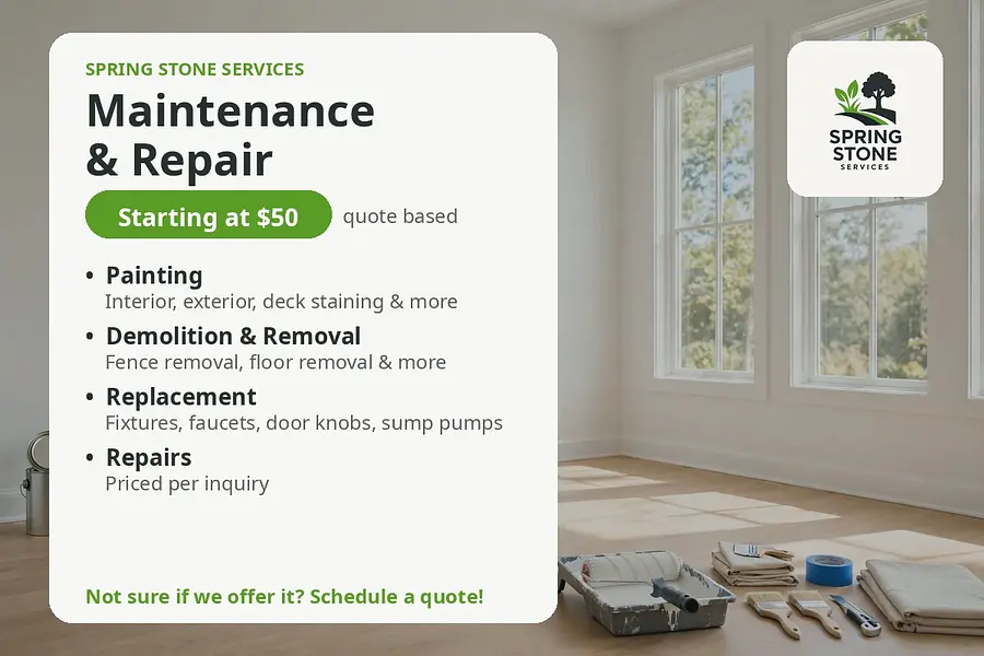 Maintenance & Repair
