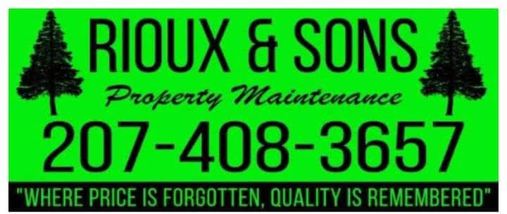 Rioux & Son's property maintenance's logo