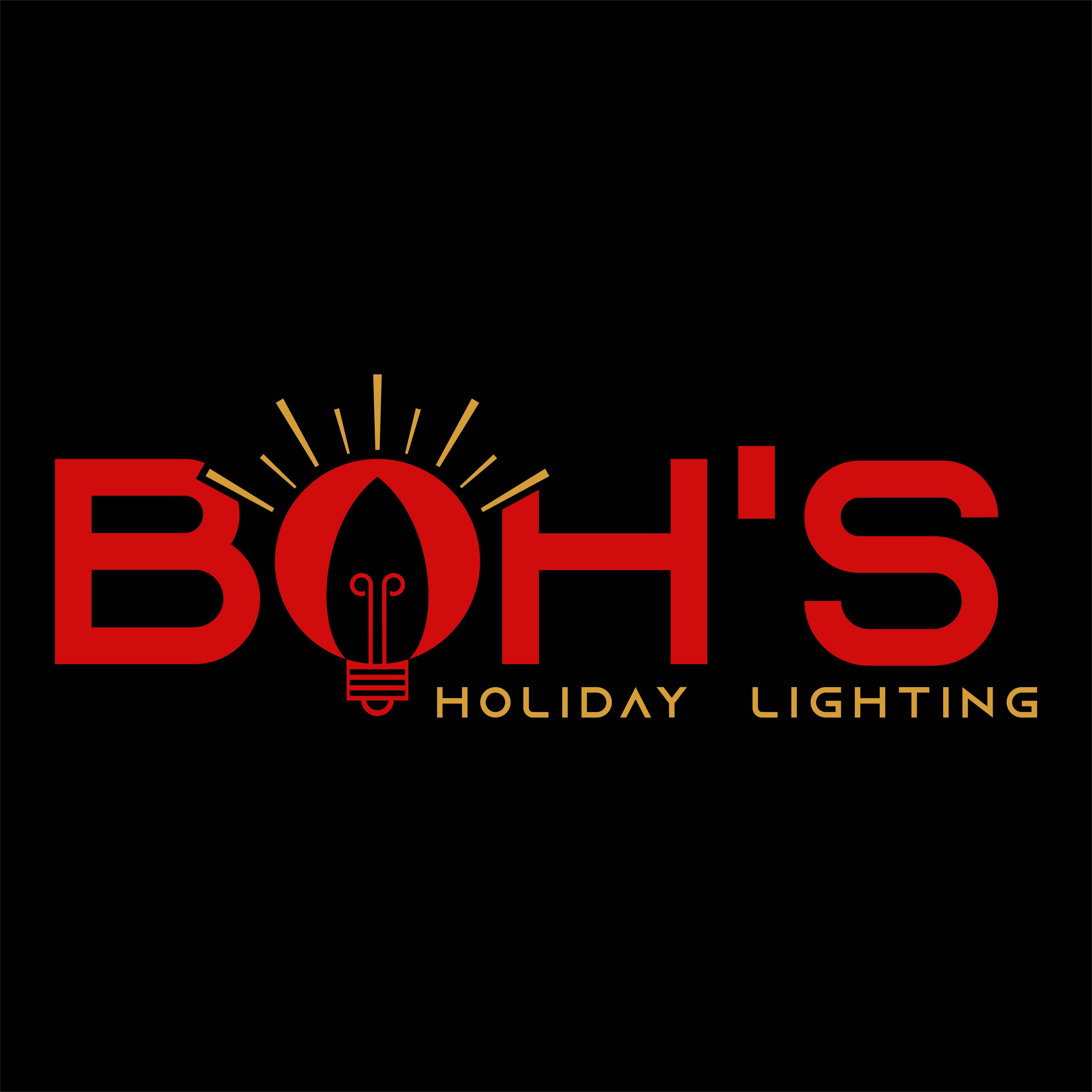 Boh's Holiday Lighting's logo