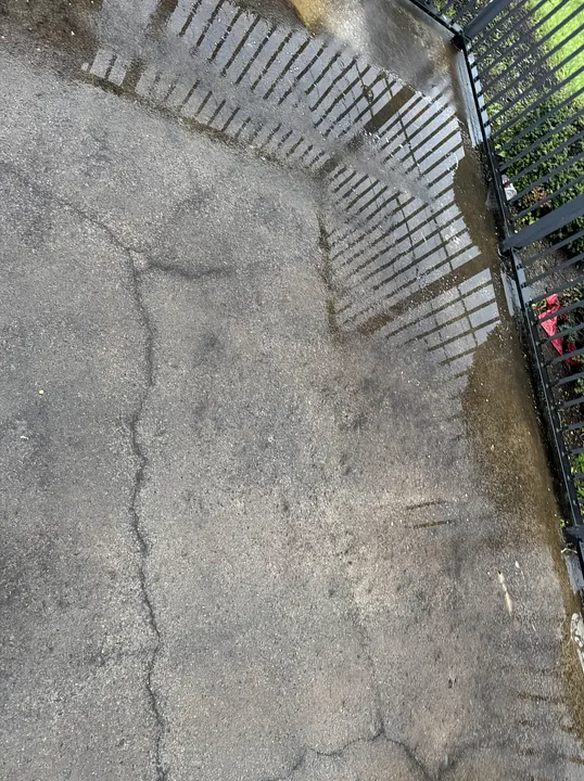 Before Concrete Surface Cleaning
